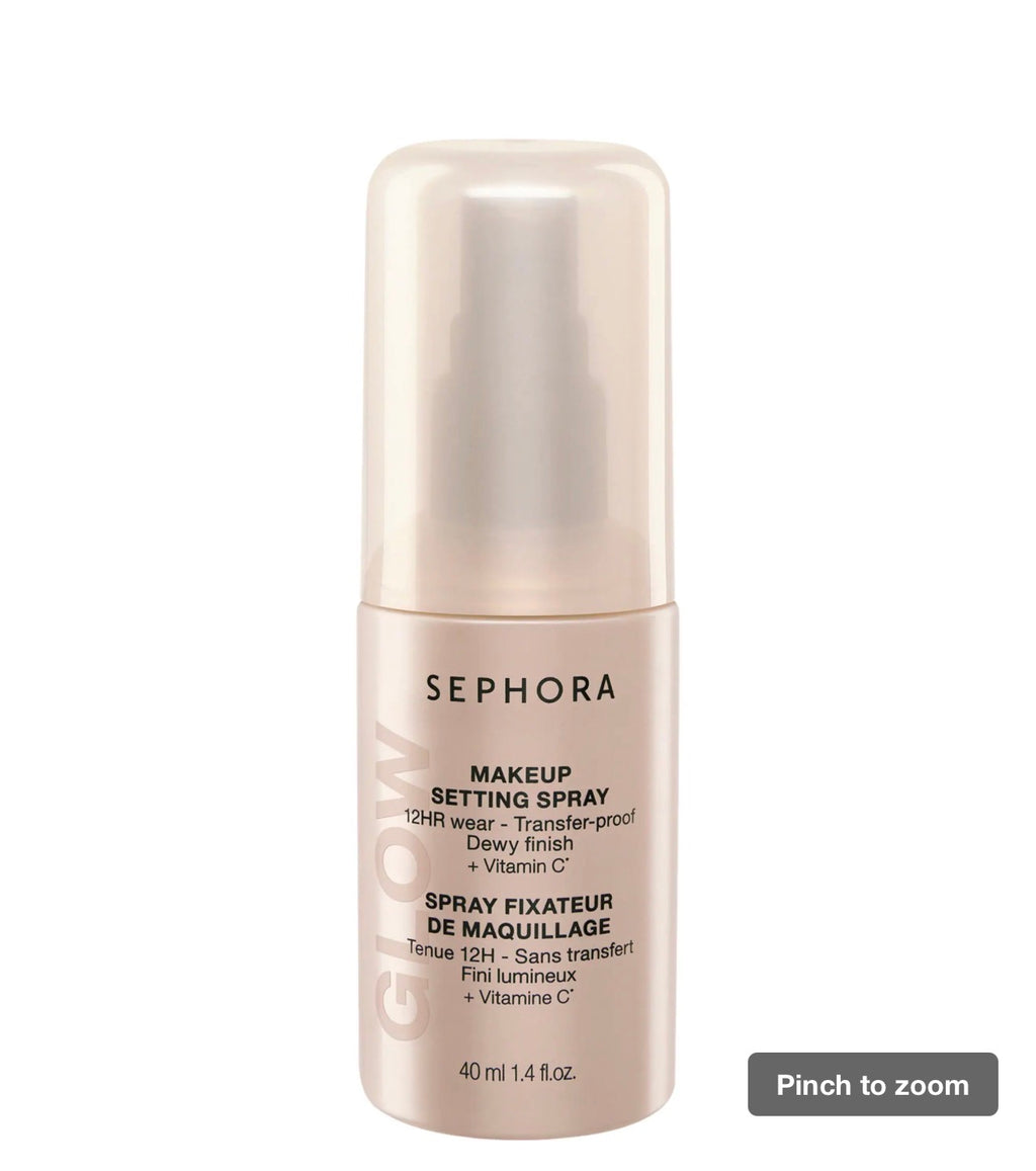 Sephora Mini Glow 12HR Wear Transferproof Makeup Setting Spray with Vitamin C