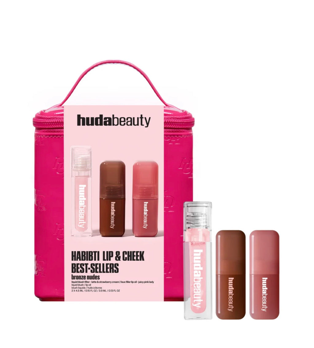 HudaBeauty HABIBTI LIP AND CHEEK BEST SELLERS KIT