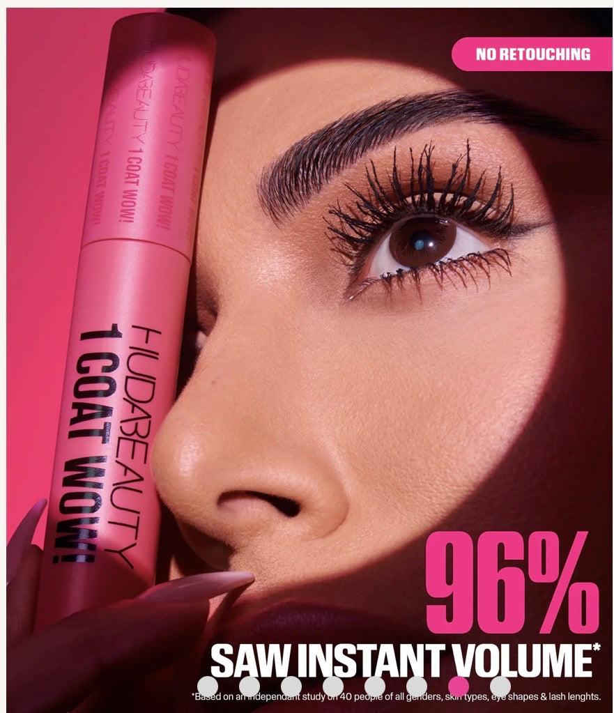 HudaBeauty 1 Coat Wow Mascara