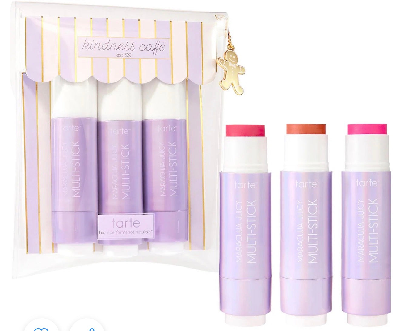 TARTE Cheek Souffle Maracuja Juicy Blush And Lip Multi-stick Trio