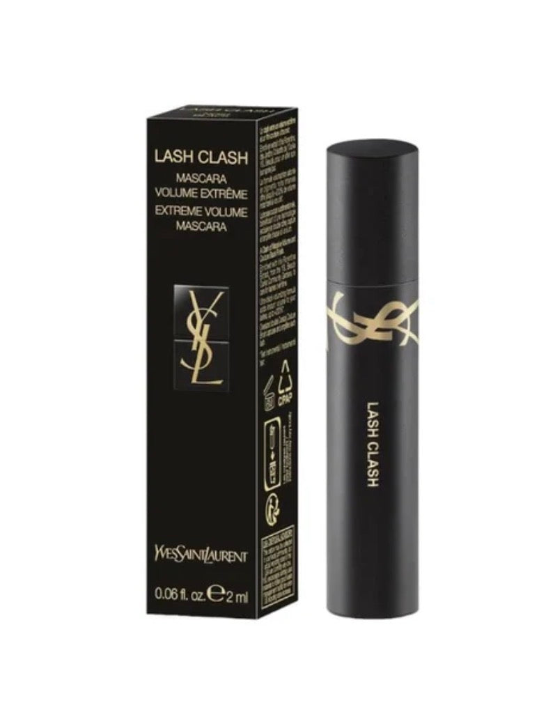 Yves Saint Laurent YSL Lash Clash Mascara Volume Extreme - MINI TRAVEL SIZE - SMALL 2 ML 0.06 FL OZ “ brown “