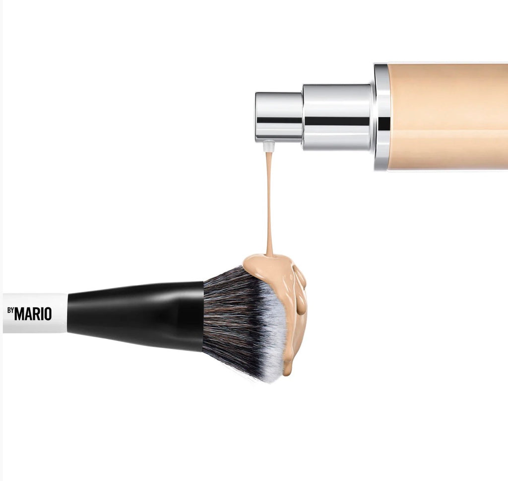make by mario F4 DUAL-ENDED FOUNDATION AND FACE BRUSH