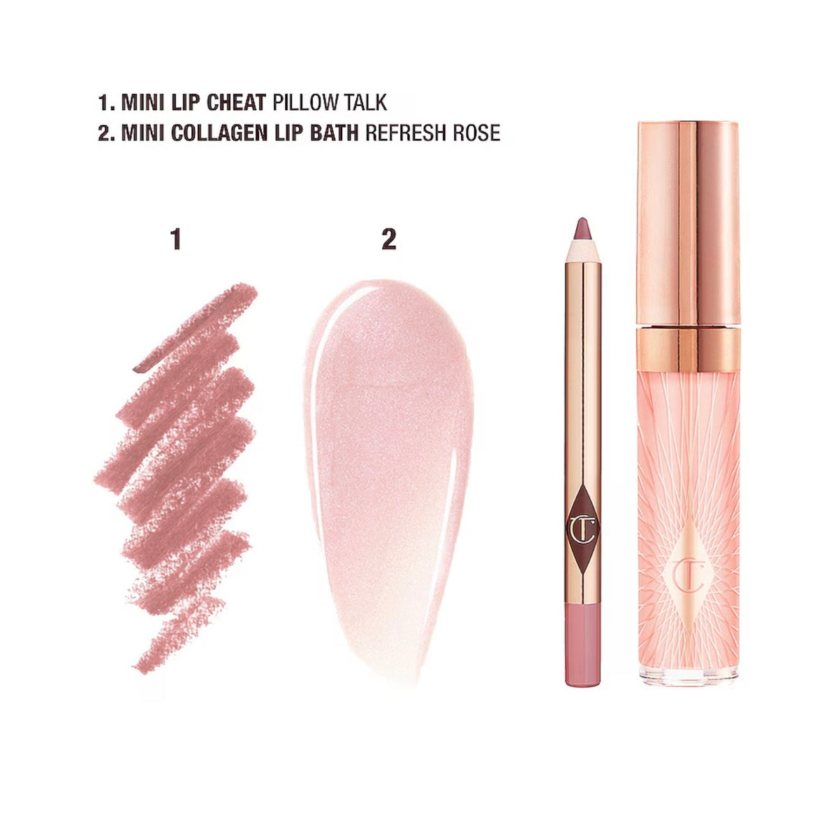 Charlotte Tilbury Glossy Fresh Pink Lip Duo