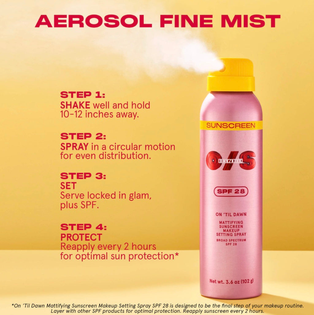 One Size  On 'Til Dawn Makeup Setting Spray with SPF 28