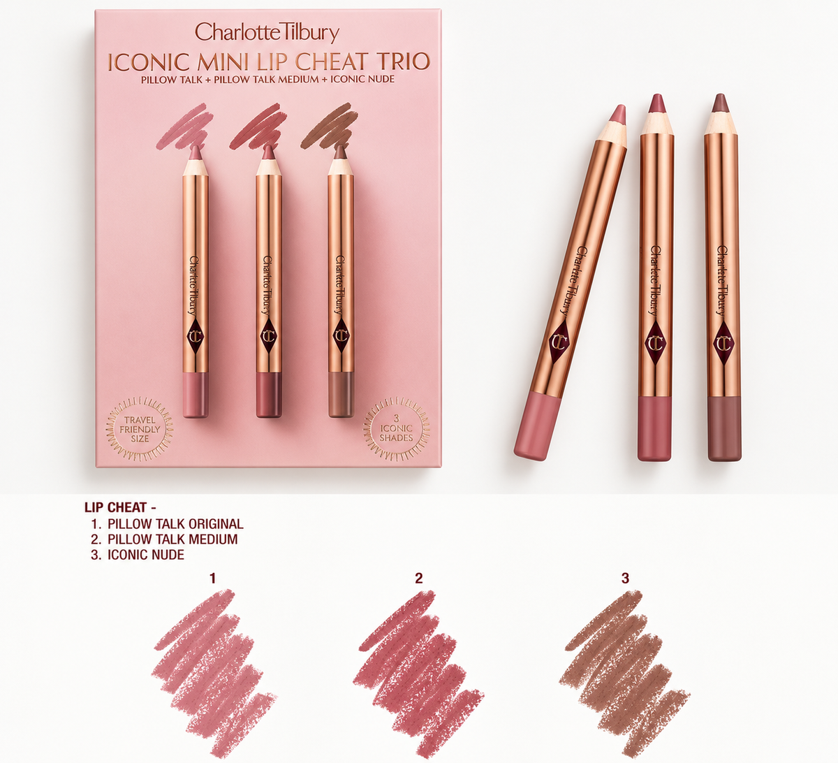 Charlotte Tilbury CHARLOTTE'S ICONIC LIP CHEAT TRIO