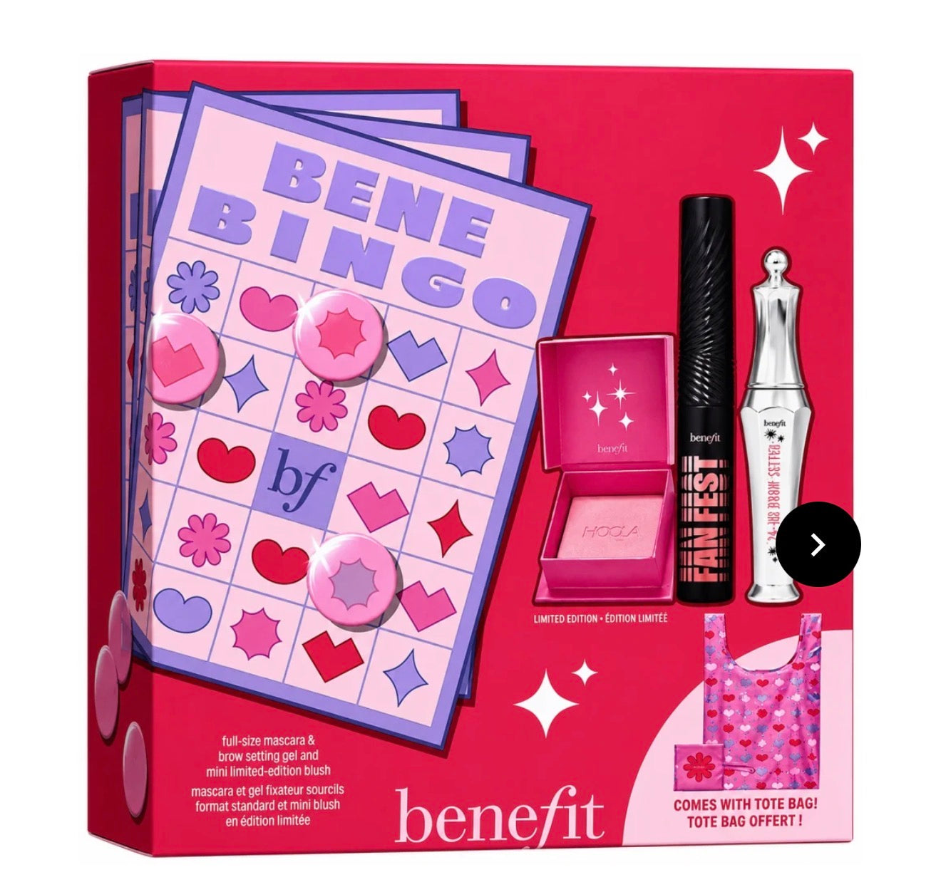 Benefit Bene Bingo Limited Edition Makeup Set with Tote Bag