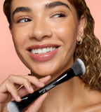 Elf Cream Blush & Bronzer Duo Brush, 2-in-1