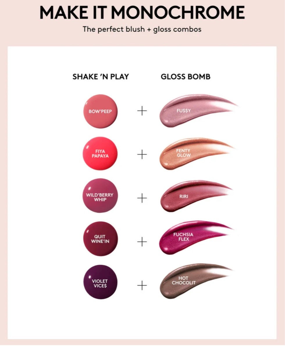 Fenty Beauty SHAKE ’N PLAY BUILDABLE LIQUID BLUSH