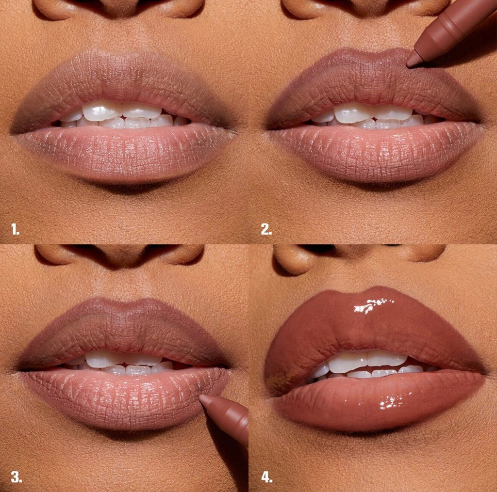 Huda Beauty LIP CONTOUR 2.0 AUTOMATIC MATTE LIP PENCIL MINI ( Without Box )