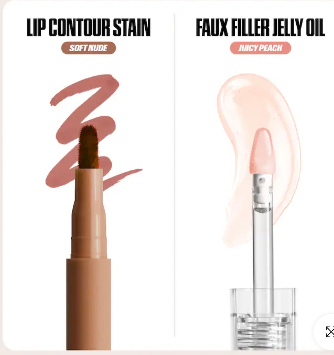 HudaBeauty Make Out Sesh Lip Stain and Lip Gloss Duos