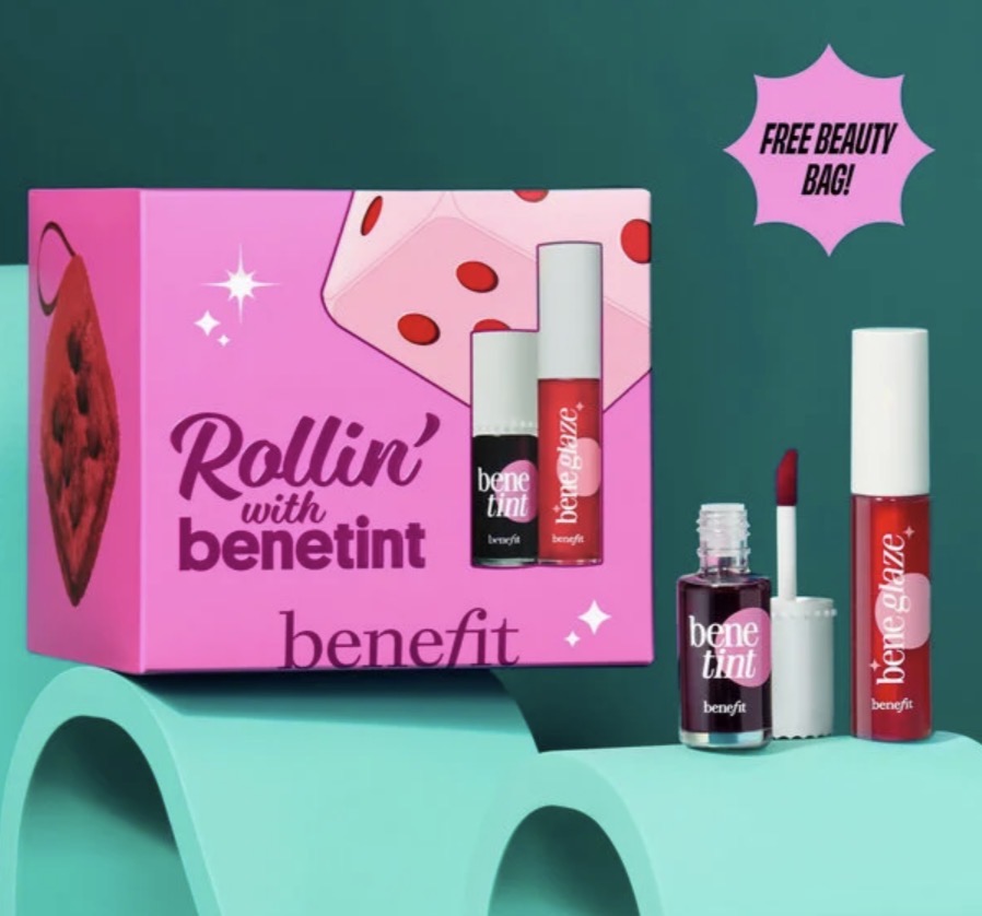 Benefit Rollin’ With Benetint 3-Piece Lip & Cheek Gift Set