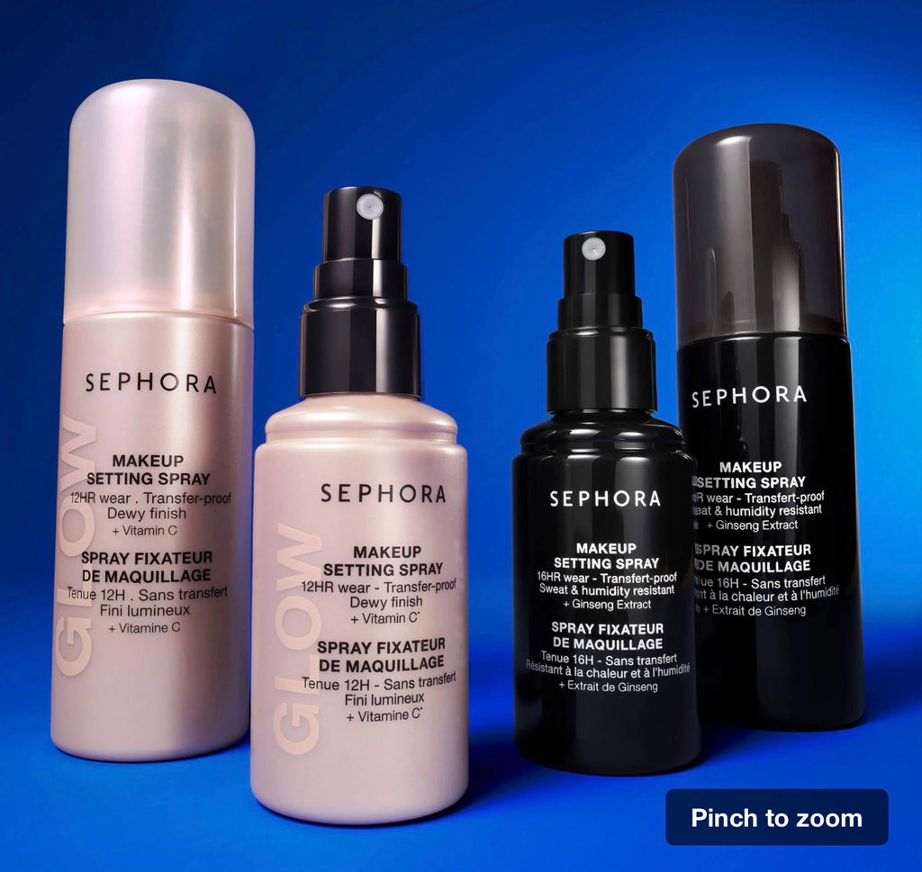 Sephora Mini Glow 12HR Wear Transferproof Makeup Setting Spray with Vitamin C