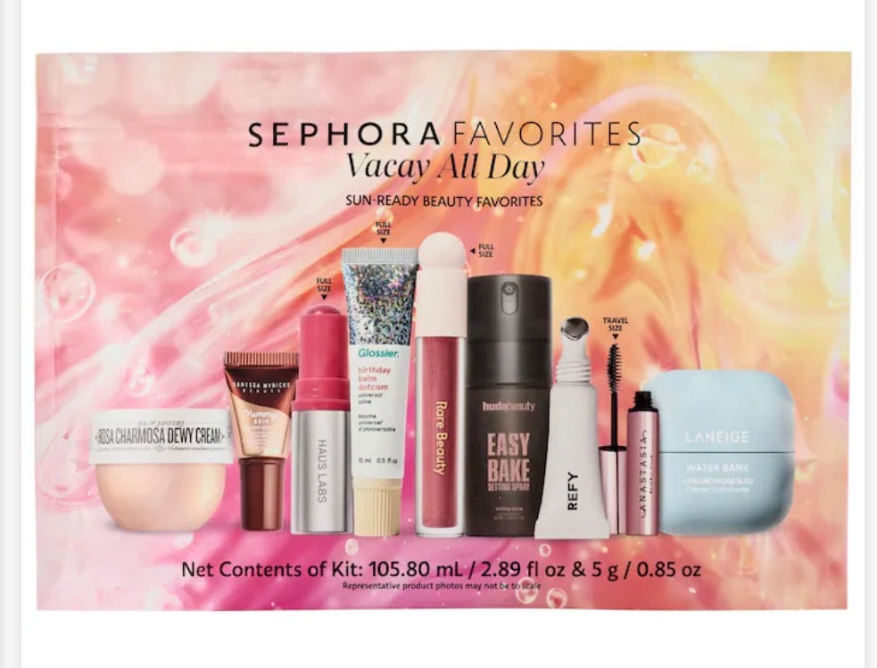 Sephora Vacay All Day Makeup and Skincare Value Set