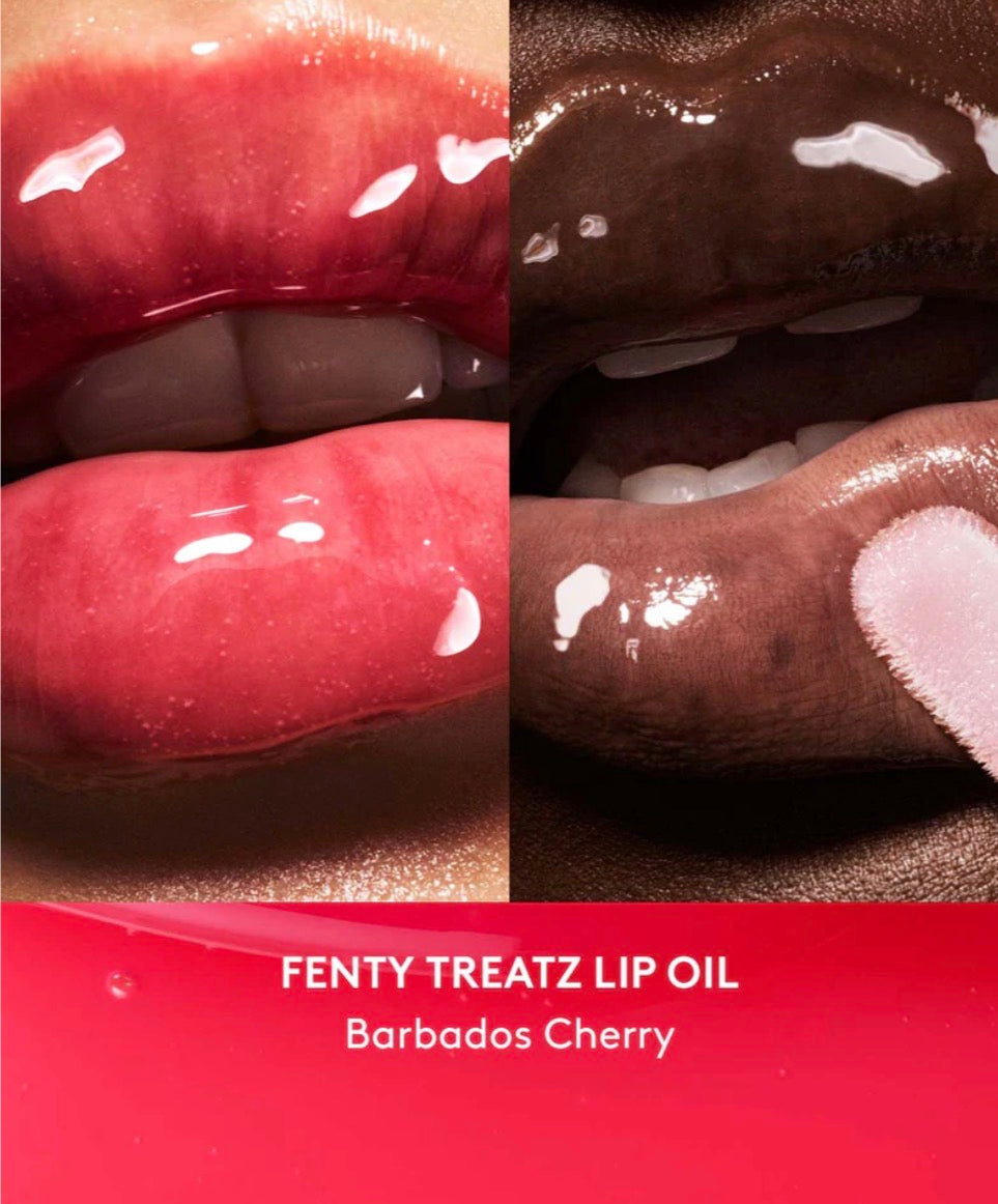 Fenty Beauty CHERRY MOUTH 3-PIECE LIP SET + POUCH