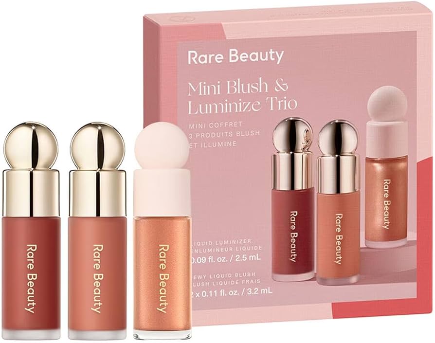 Rare Beauty Mini Blush & Luminize Trio