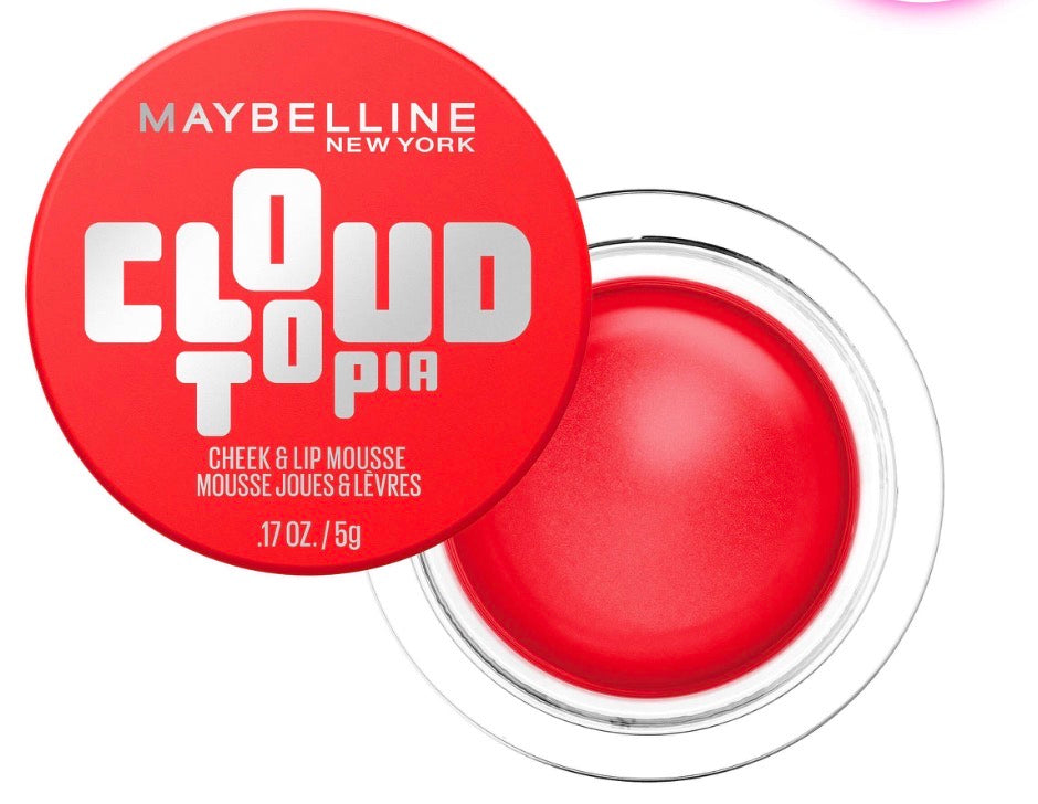 Maybelline CLOUDTOPIA CHEEK & LIP MOUSSE BLUSH