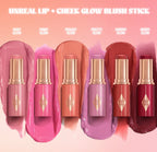 Charlotte Tilbury Mini Unreal Lip + Cheek Glow Blush Stick with Hyaluronic Acid “ WITHOUT BOX”