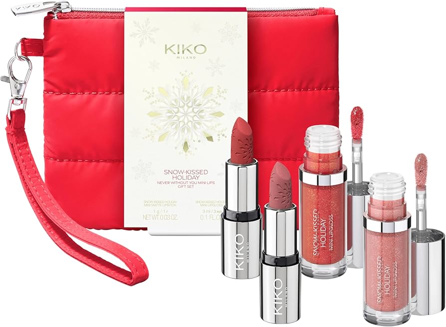 KIKO Milano Snow-Kissed Holiday Never Without You Mini Lips Gift Set