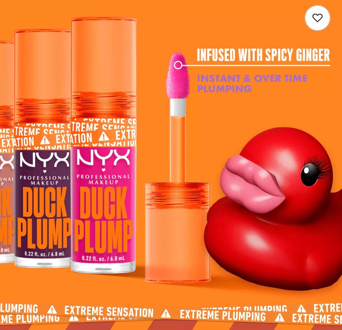 NYX DUCK PLUMP HIGH PIGMENT PLUMPING LIP GLOSS
