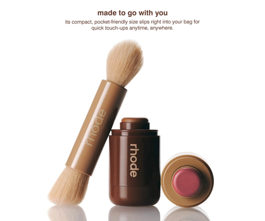 Rhode Pocket Brush Double-Ended Makeup Brush