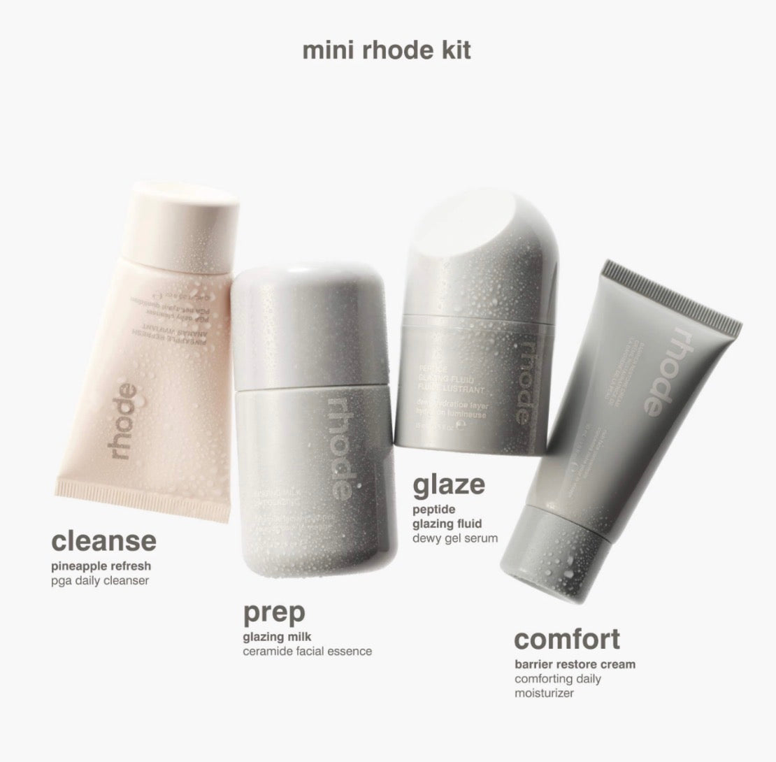 Rhode Mini Rhode Kit Glazed Skincare Essentials
