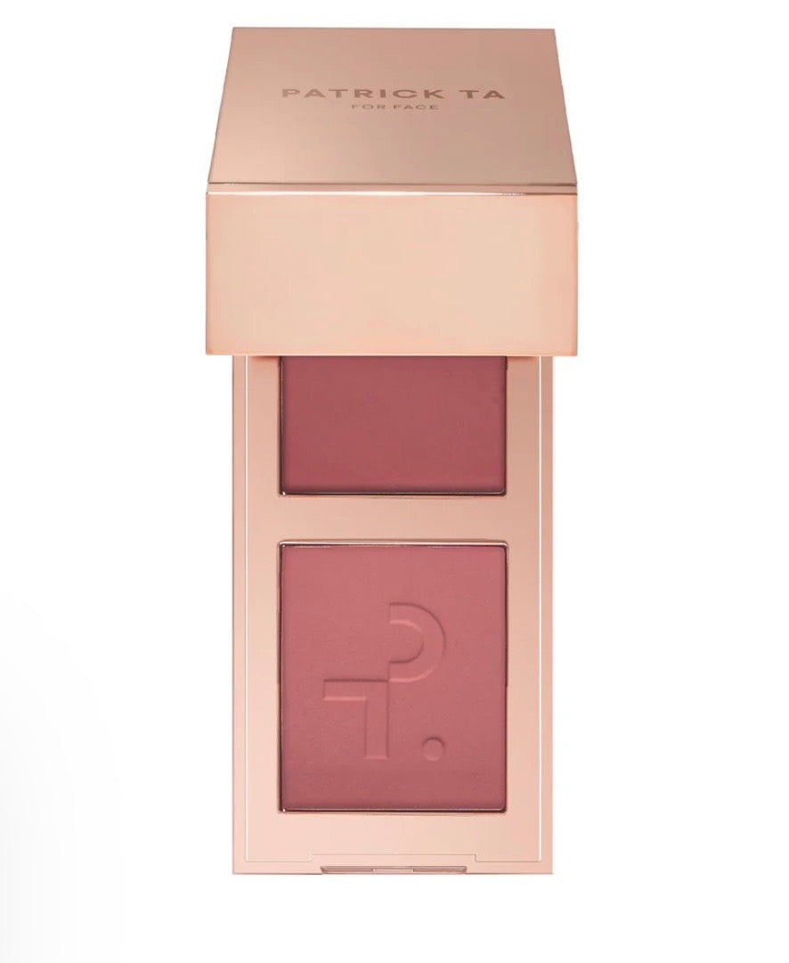 Patrick ta MINI MAJOR HEADLINES DOUBLE-TAKE CRÈME & POWDER BLUSH DUO