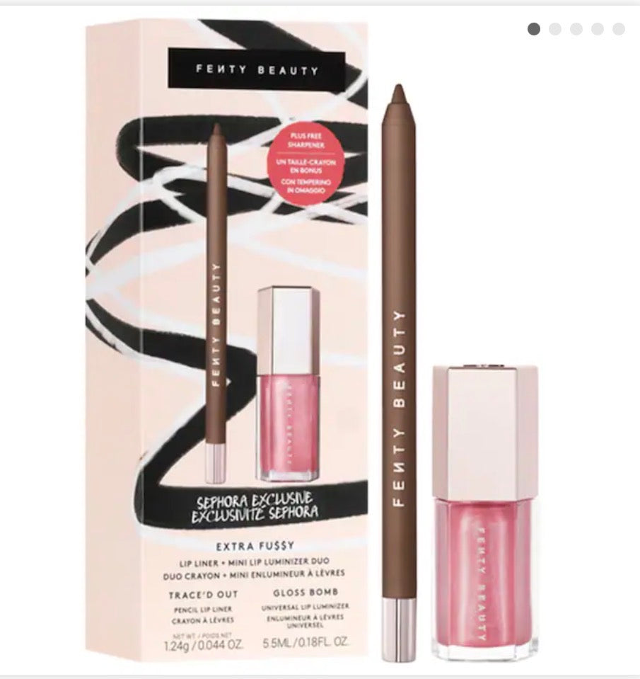 Fenty Beauty Extra Fussy Lip Liner + Mini Lip Luminizer Duo