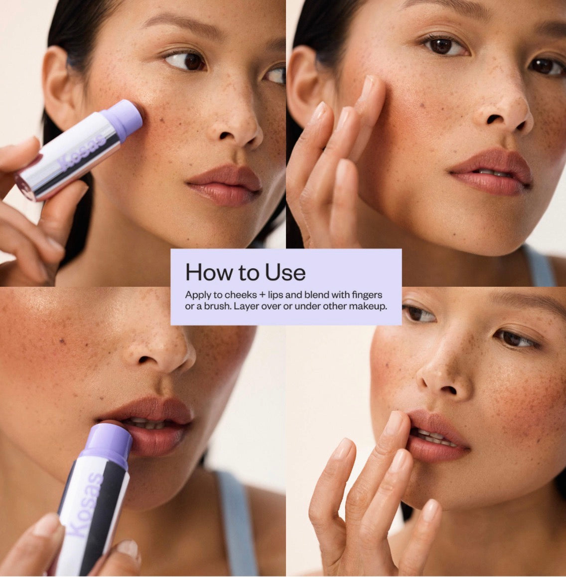 Kosas Impressionist Multistick Cream Blush Stick + Lip Color
