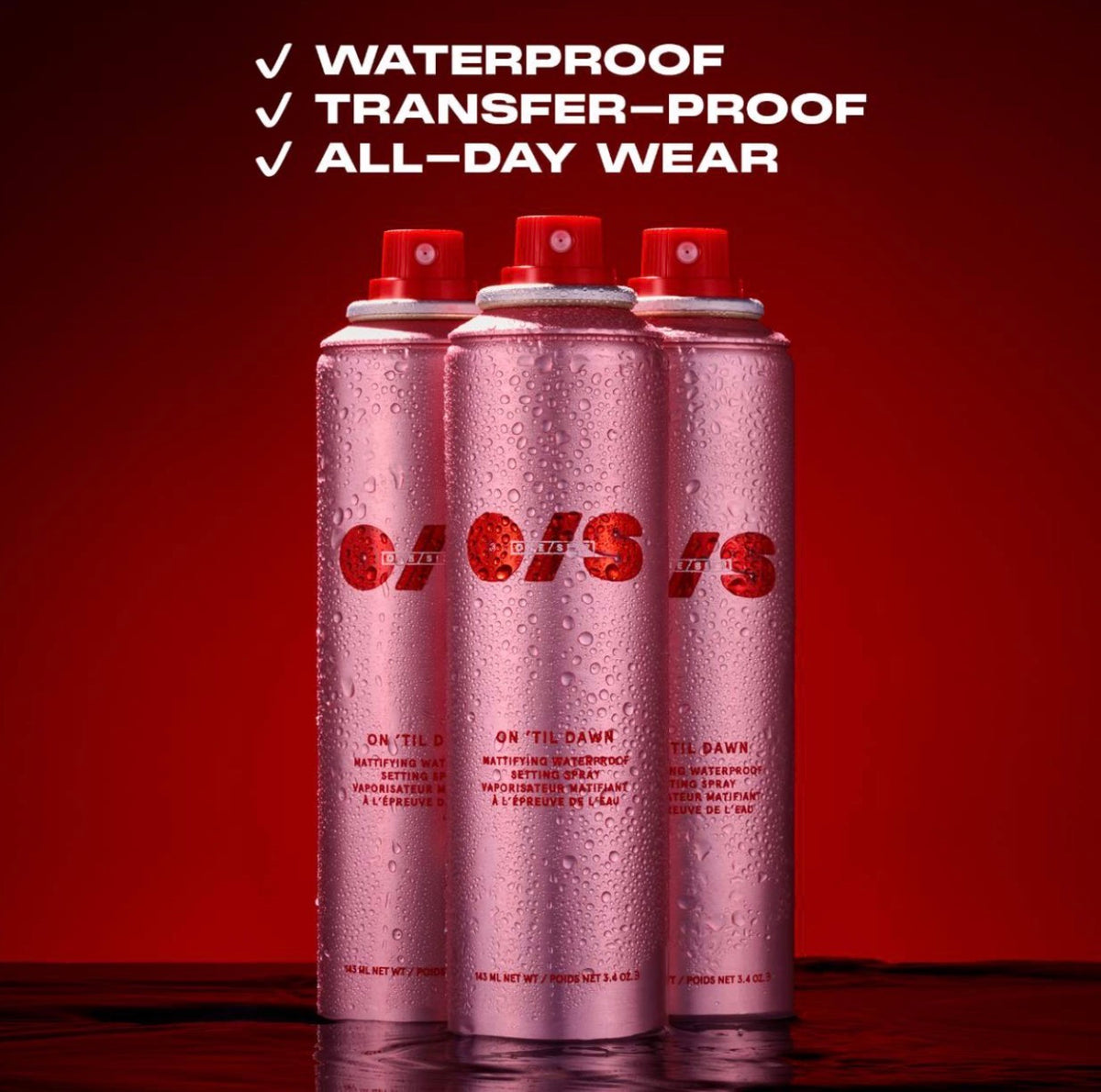 One Size On 'Til Dawn Mattifying Waterproof Setting Spray