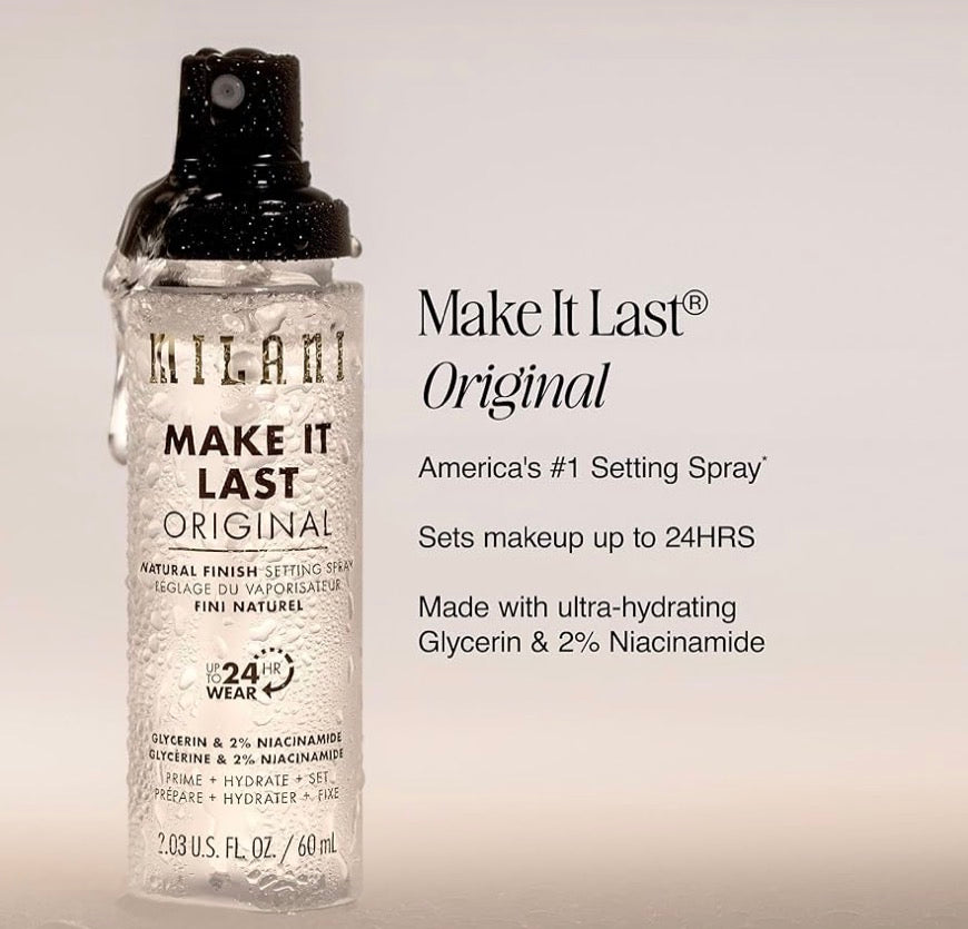 Milani MAKE IT LAST ORIGINAL - NATURAL FINISH SETTING SPRAY