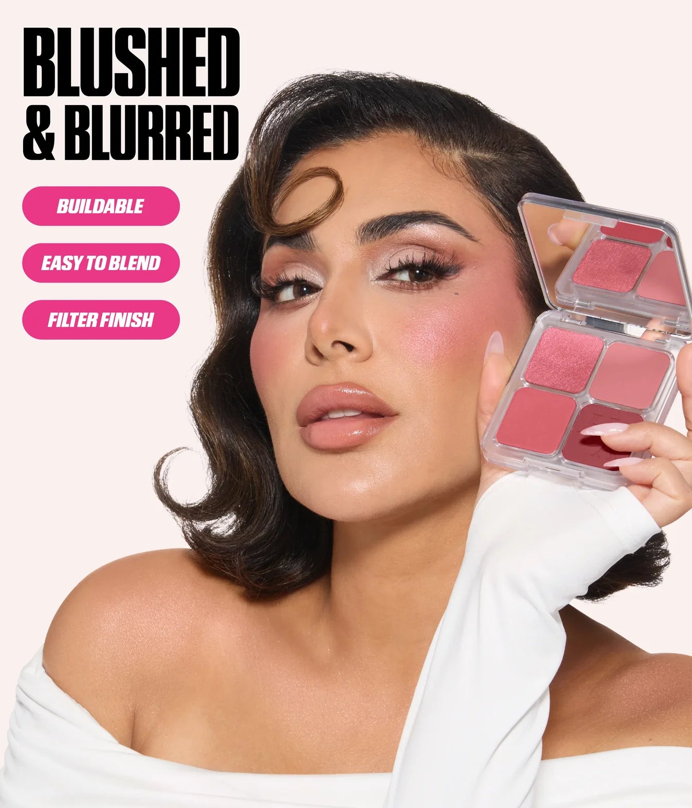 HudaBeauty Blush Filter Blurring Blushlighters Palette