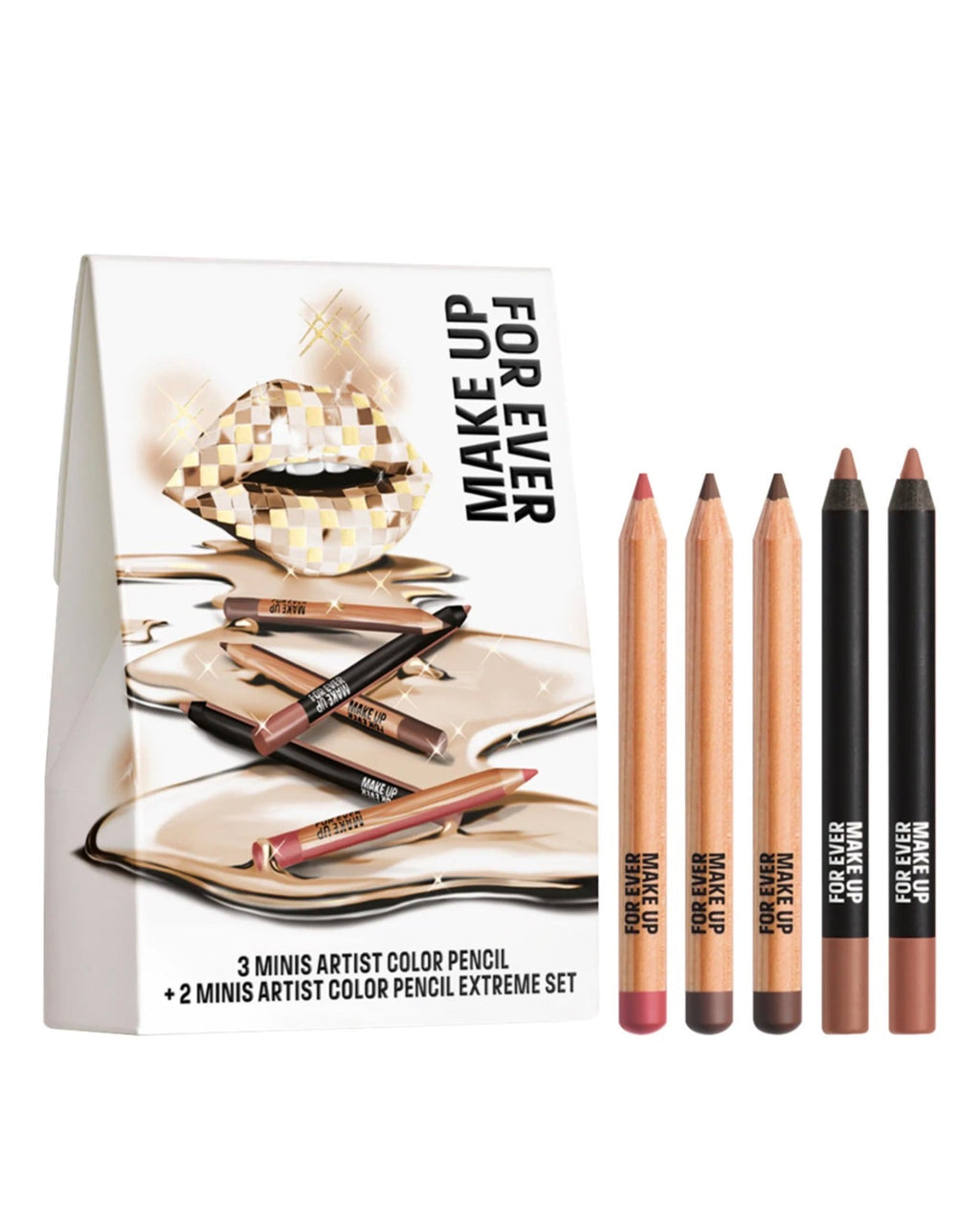 Makeup forever Mini Artist Color Pencil Original & Extreme Long-lasting Lip Liner Set