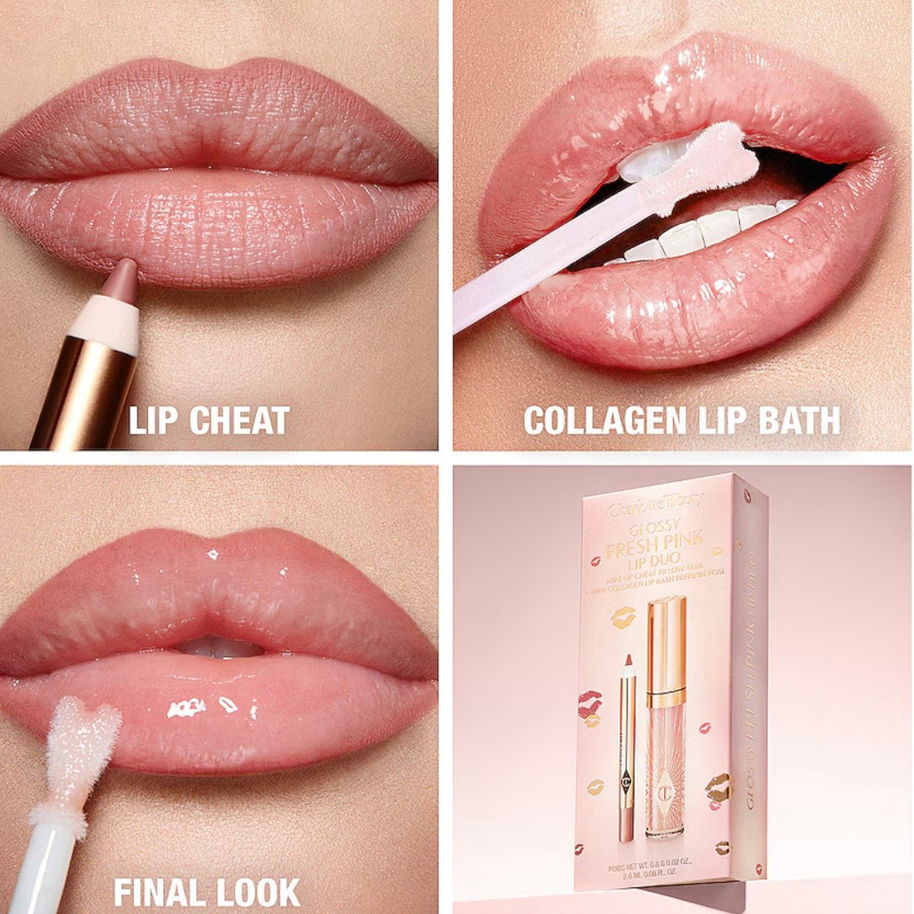 Charlotte Tilbury Glossy Fresh Pink Lip Duo