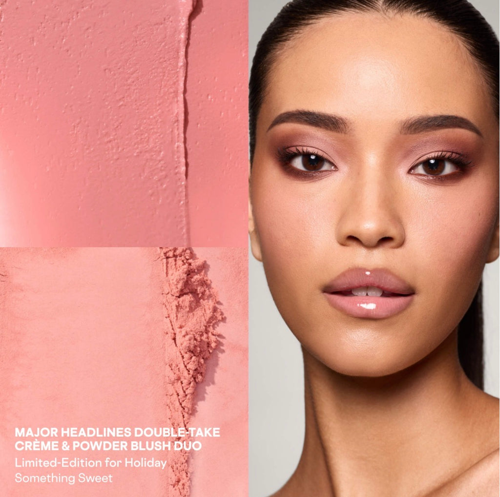 Patrick ta Major Headlines Double-Take Crème & Powder Blush Duo & Lip Balm Makeup Gift Set