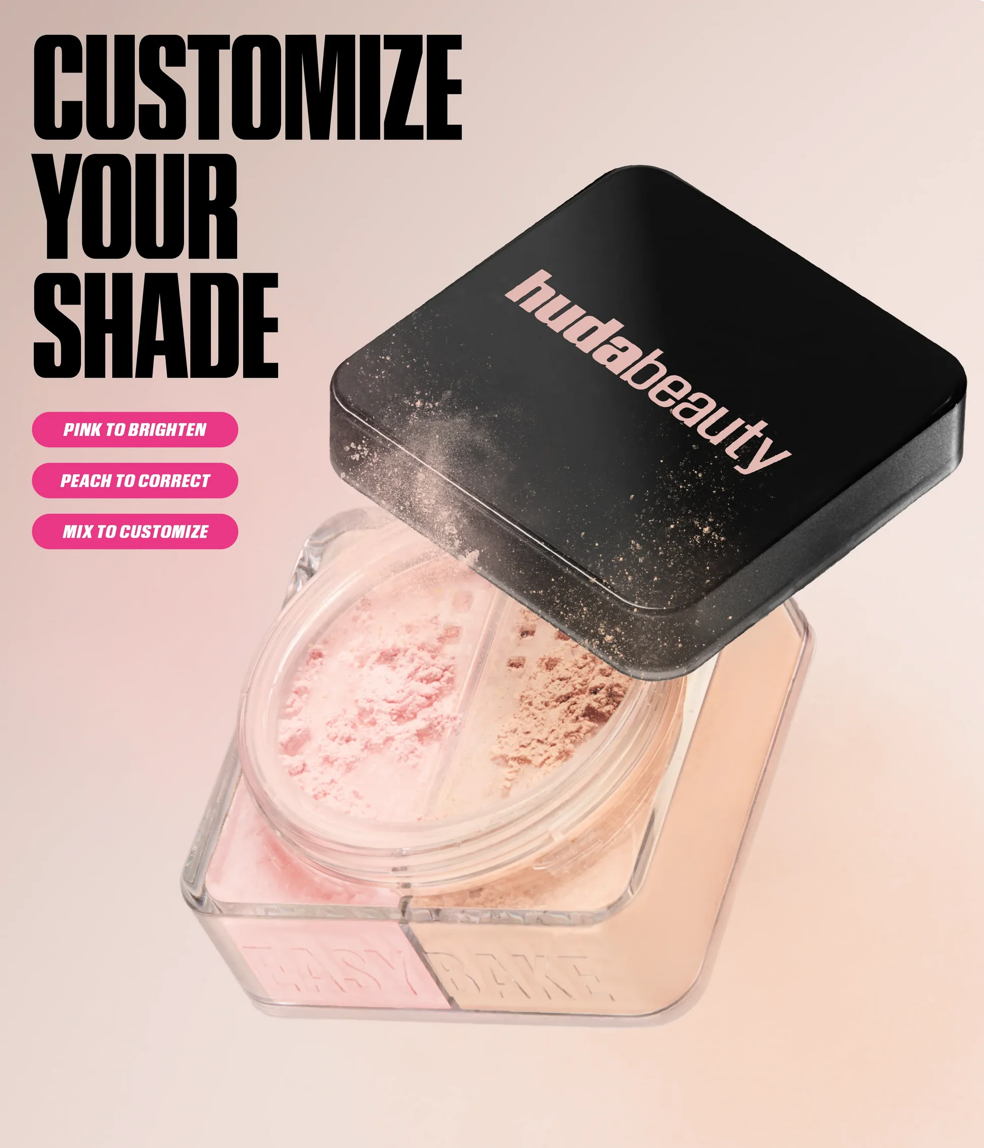HudaBeauty Easy Duo Loose Powder