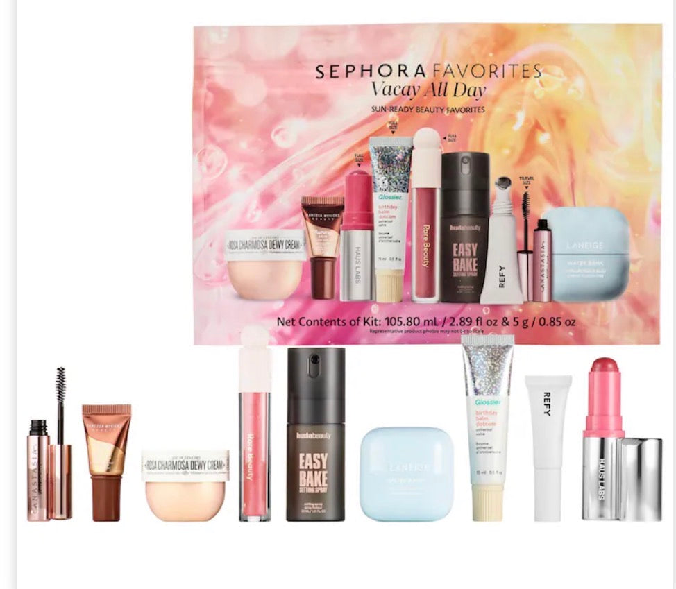 Sephora Vacay All Day Makeup and Skincare Value Set