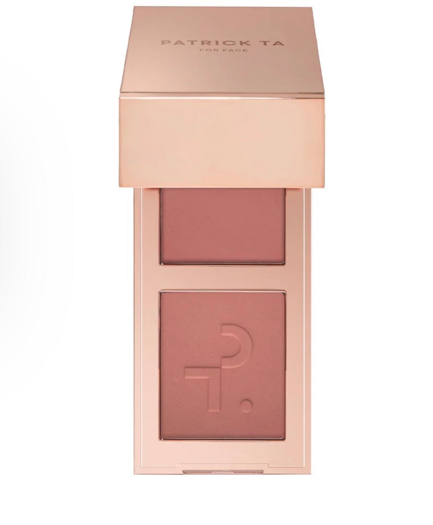 Patrick ta MINI MAJOR HEADLINES DOUBLE-TAKE CRÈME & POWDER BLUSH DUO