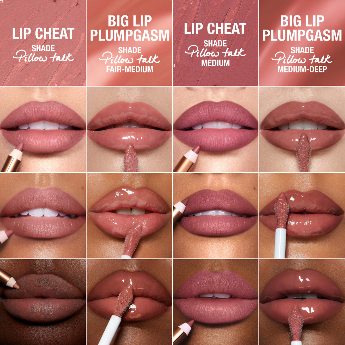 Charlotte Tilbury 
Mini Pillow Talk Plumpgasm Lip Liner and Lip Gloss Set