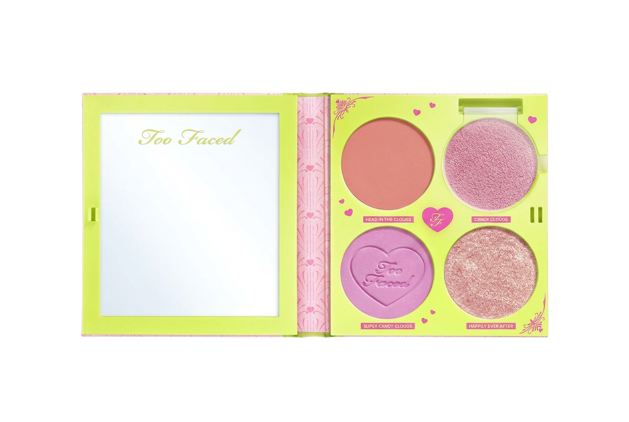 Too Faced Fairytale Crush Blush & Highlighter Palette Makeup Set