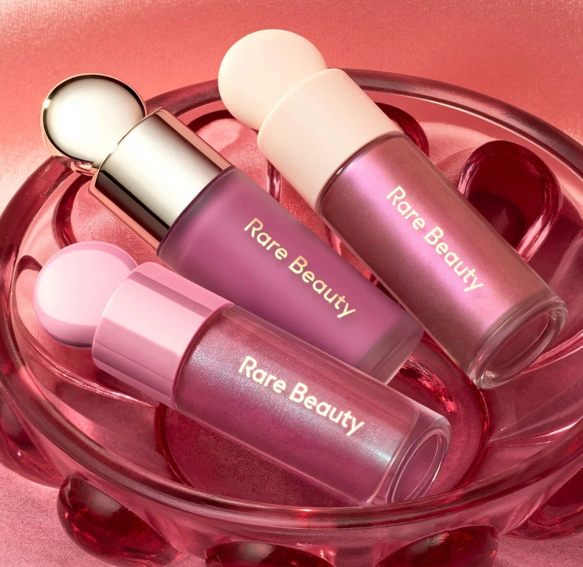 Rare Beauty Violet Faves Mini Cheek and Lip Trio Makeup Gift Set