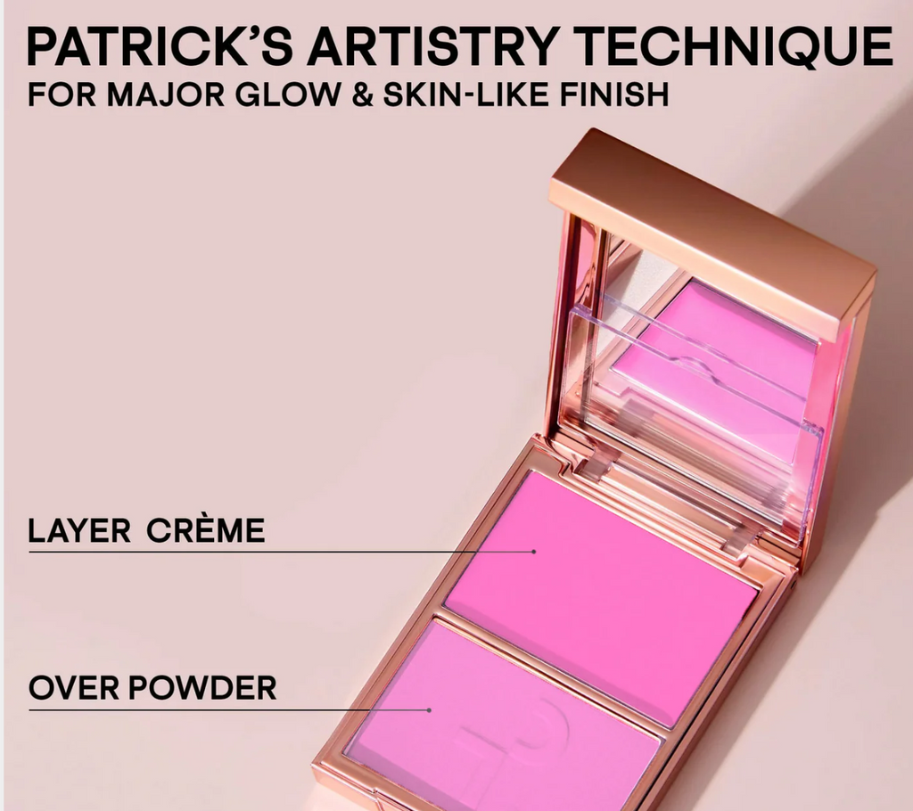 PATRICK TA Major Headlines Double-Take Crème & Powder Blush Duo