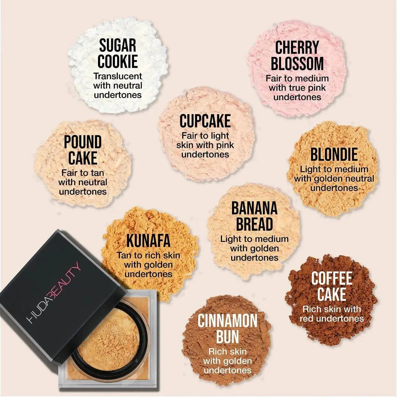 HudaBeauty Easy Bake Loose Baking Setting Powder - Travel Size .8 gram