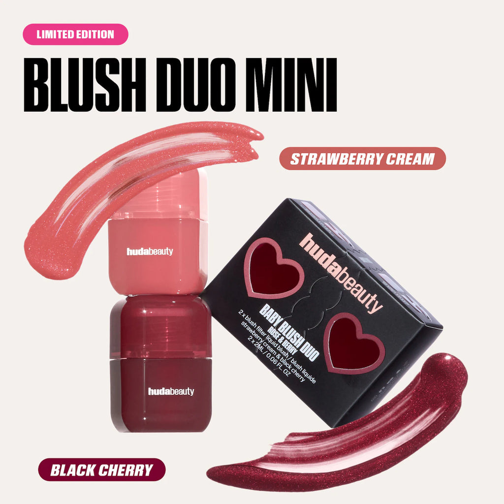 HudaBeauty Mini Baby Blush Duo Set