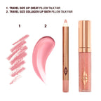 Charlotte Tilbury  Mini Pillow Talk Glossy Lip Duos